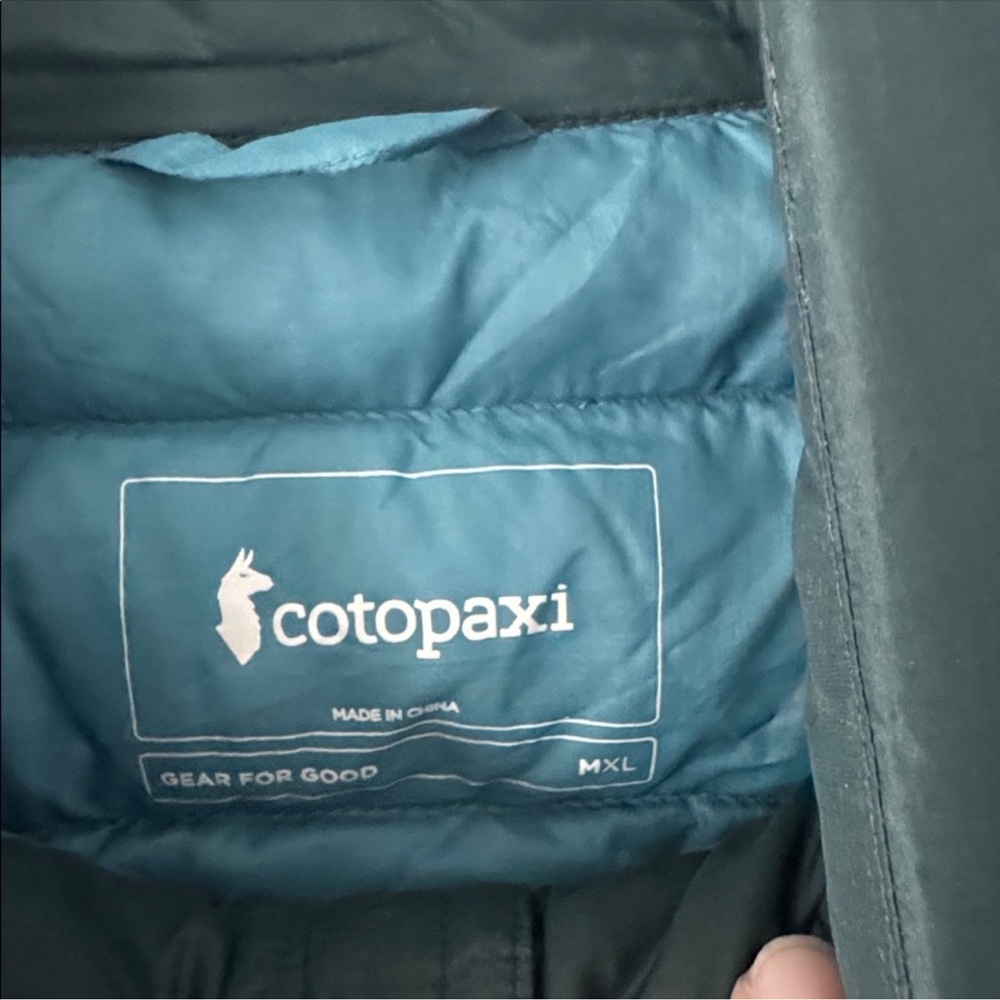 Cotopaxi Jacket Men's Spruce Down 800 Fill Winter Hiking Travel Size XL - Picture 3 of 7